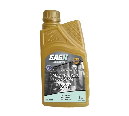 Aceite Moto 2T SASH MOTOWORLD MAXIMA 2T 1L