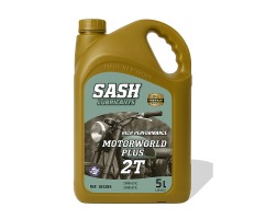 Óleo Mota 2T SASH MOTOWORLD PLUS 2T 5L
