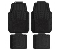 Set of 4 MICHELIN Rubber Mats with Carpet Insert