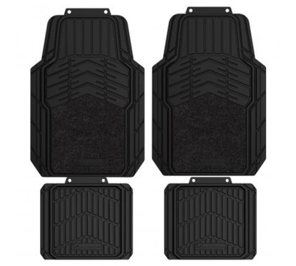 Jeu de 4 Tapis MICHELIN en Caoutchouc et Moquette