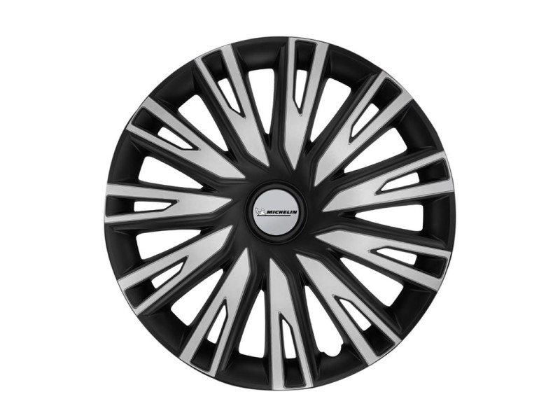 Jeu Enjoliveurs COP S&B 14'' MICHELIN Noir et Gris Jeu Enjoliveurs COP S&B 14'' MICHELIN Noir et Gris