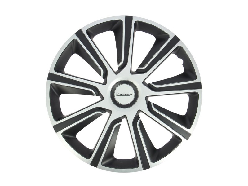 Jeu Enjoliveurs NVS 49 14'' MICHELIN Noir et Gris