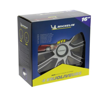 Tampões de Roda NVS 49 16'' MICHELIN Preto e Prata