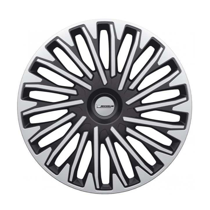 Jeu Enjoliveurs NVS Soho S&B 16'' MICHELIN Noir et Gris