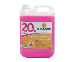 Anticongelante 5L O.RANGE 20% Rosa OAT – Proteção -10°C