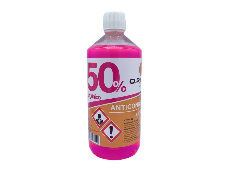 Antifreeze 1L O.RANGE 50% Pink OAT - Protection -40°C