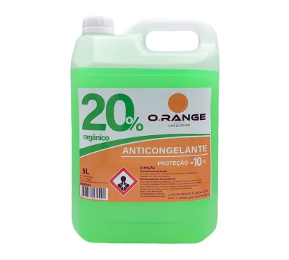 Anticongelante 5L O.RANGE 20% Verde SI-OAT – Proteção -10°C