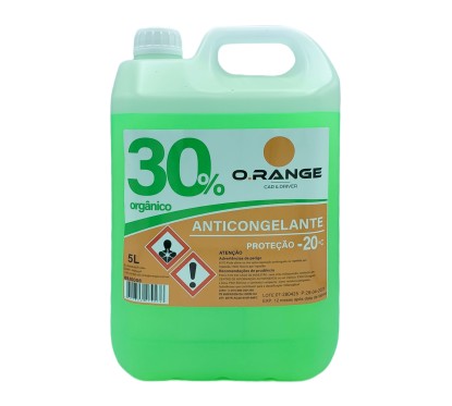 Anticongelante 5L O.RANGE 30% Verde SI-OAT - Protección -20°C