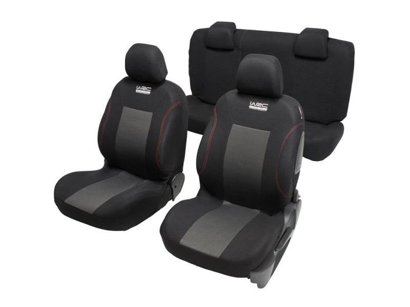 Kit de Fundas de Asiento Rally Line WRC Negro