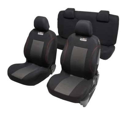 Kit Coberturas de Bancos Rally Line WRC Preto