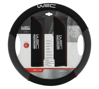 Steering Wheel Cover WRC + Pillows Black