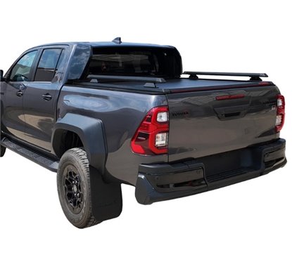 Top Roll Électrique Toyota Hilux 2025 Noir - Dernière Génération - Couverture électrique