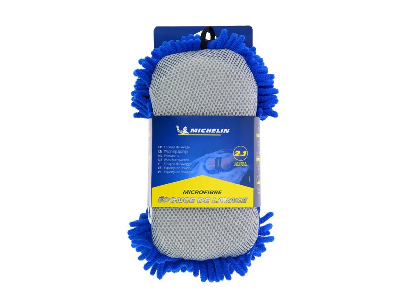 MICHELIN Chenille Wash Sponge with Handle