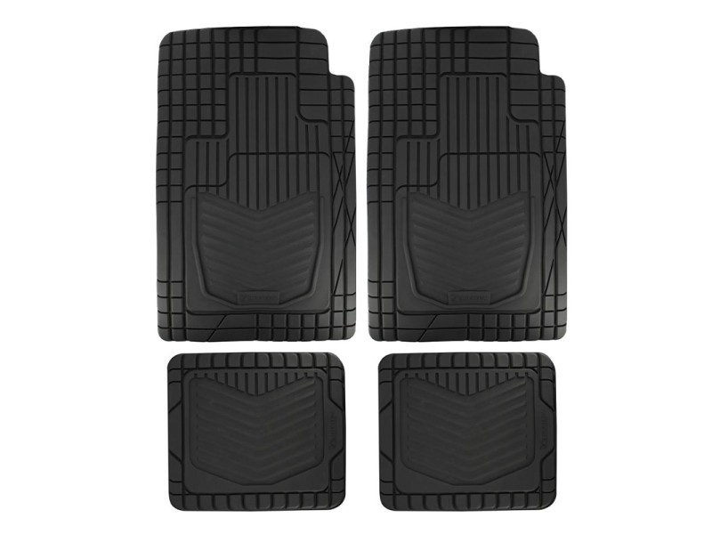 Kit 4 Tapetes Universais de Borracha PVC MICHELIN Kit 4 Tapetes Universais de Borracha PVC MICHELIN