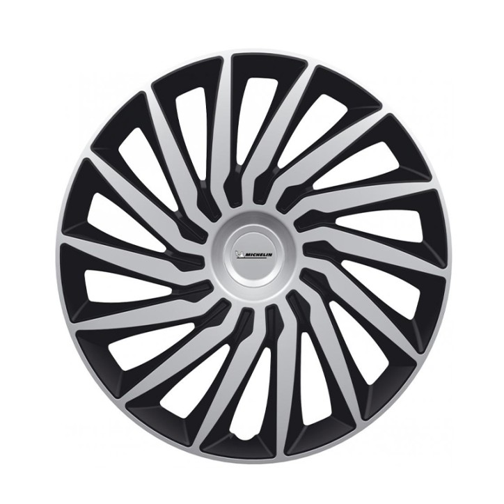 Tampões de Roda NVS Kendo S&B 15'' MICHELIN Preto e Prata