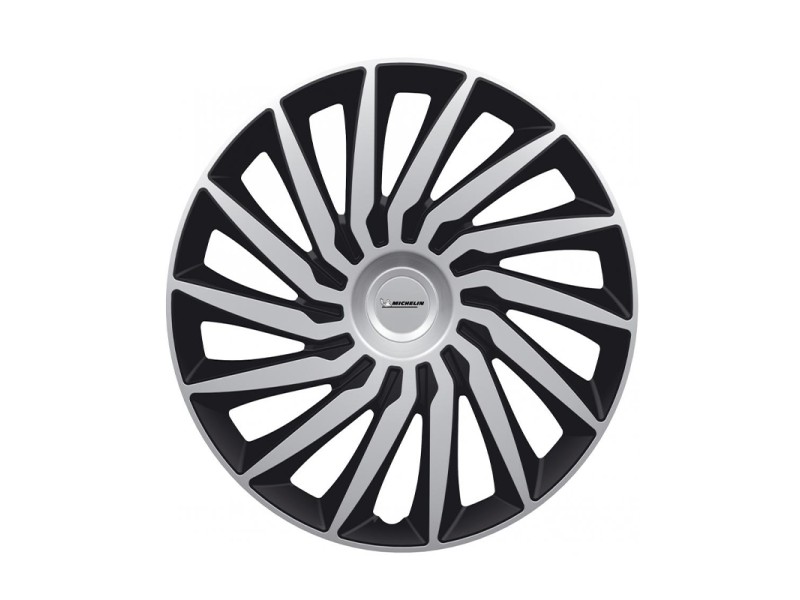 Juego Tapacubos NVS Kendo S&B 16'' MICHELIN Negro y Plata