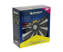 Wheel Trims NVS 3D Black Edition 14'' MICHELIN Black & Gray
