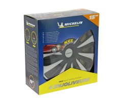 Jeu Enjoliveurs NVS 3D Black Edition 15'' MICHELIN Noir et Gris