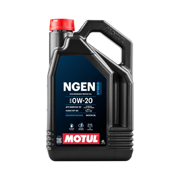 Aceite Motor MOTUL NGEN HYBRID 0W-20 4L