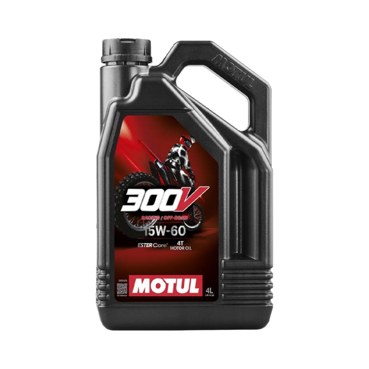 Huile Motos 4T MOTUL 300V FL OFF ROAD 15W-60 4L