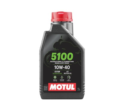 Aceite Moto 4T MOTUL 5100 10W-40 4T 1L