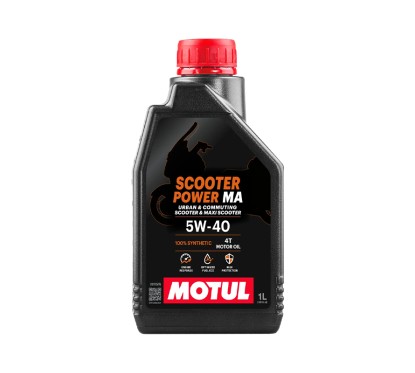 Aceite Moto 4T MOTUL SCOOTER POWER 4T 5W-40 MA 1L