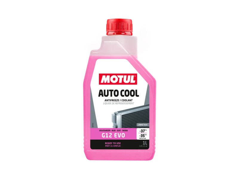 Refrigerantes MOTUL AUTO COOL G12 EVO -37ºC 1L