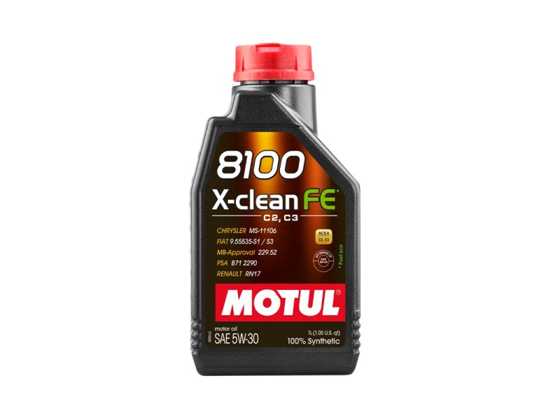 Aceite Motor MOTUL 8100 X-CLEAN FE 5W-30 1L