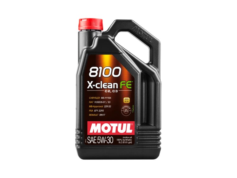 Aceite Motor MOTUL 8100 X-CLEAN FE 5W-30 5L