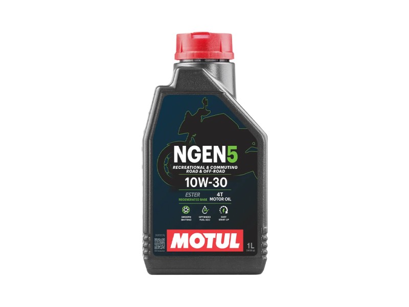 Huile Motos 4T MOTUL NGEN 5 10W-30 4T 1L