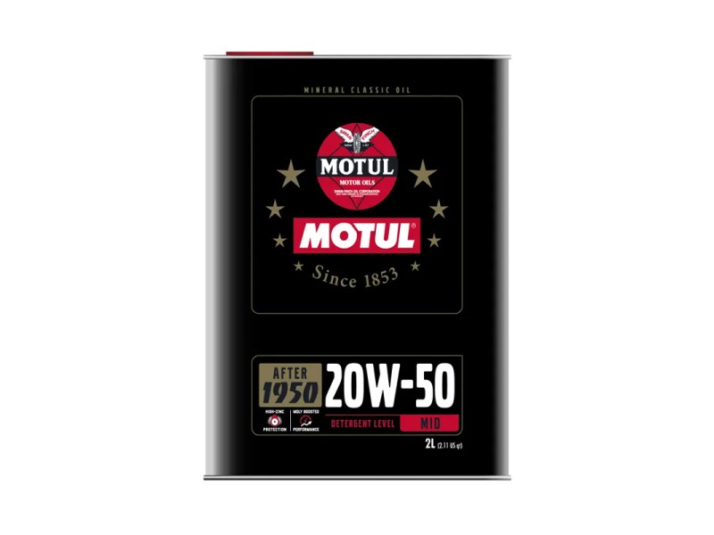 Huile Moteur MOTUL CLASSIC PERFORMANCE 20W-50 2L