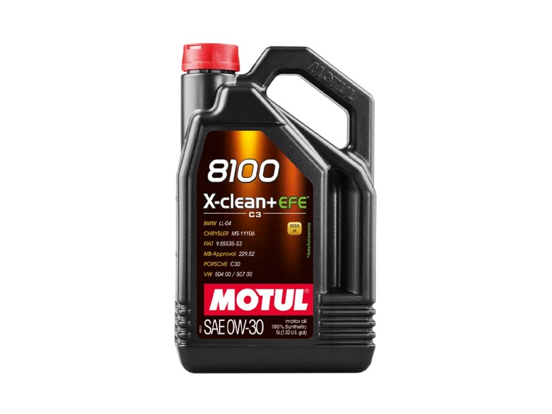 Huile Moteur MOTUL 8100 X-CLEAN+ EFE 0W-30 5L