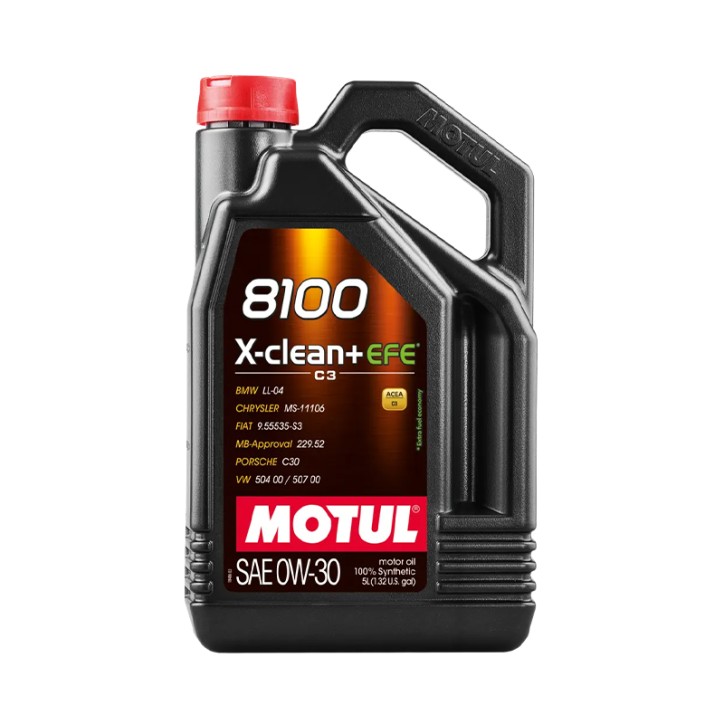 Óleo Motor MOTUL 8100 X-CLEAN+ EFE 0W-30 5L