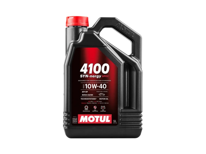 Óleo Motor MOTUL 4100 SYN-NERGY SPEC 10W-40 5L Óleo Motor MOTUL 4100 SYN-NERGY SPEC 10W-40 5L