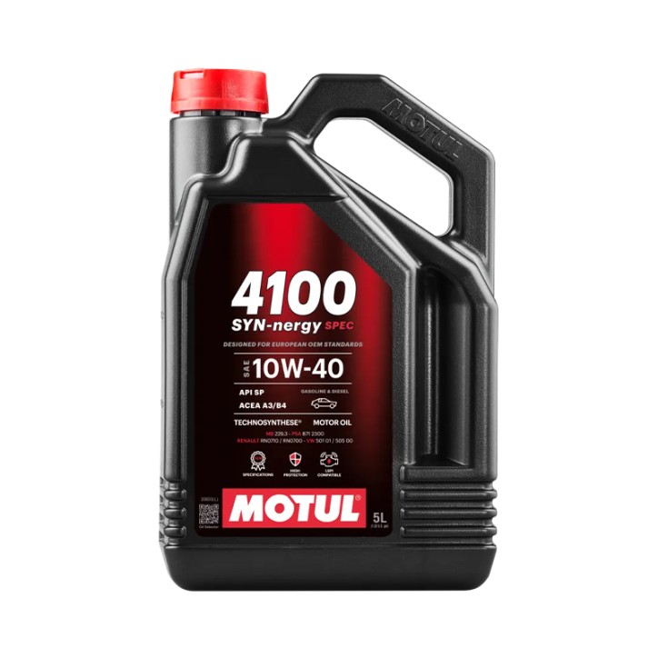 Aceite Motor MOTUL 4100 SYN-NERGY SPEC 10W-40 5L