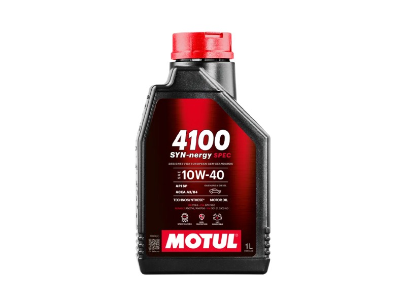Huile Moteur MOTUL 4100 SYN-NERGY SPEC 10W-40 1L