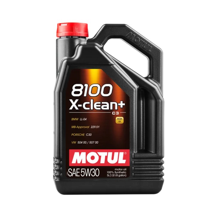 Óleo Motor MOTUL 8100 X-CLEAN+ 5W-30 5L