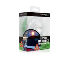 Luz de Advertência LED MOTORKIT - Farol Rotativo V16 Magnético
