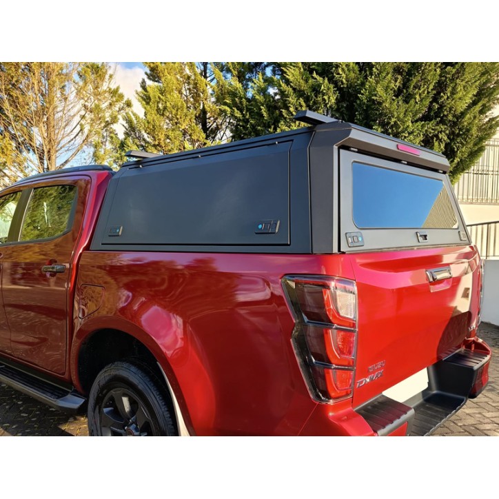 HARDTOP ALUMINIO LINE C/ PUERTAS LATERALES ISUZU DMAX DCAB 20+