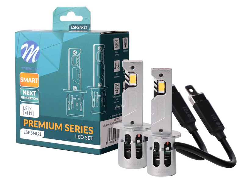 KIT DE 2 AMPOULES LED M-TECH PREMIUM SMART SERIES H1