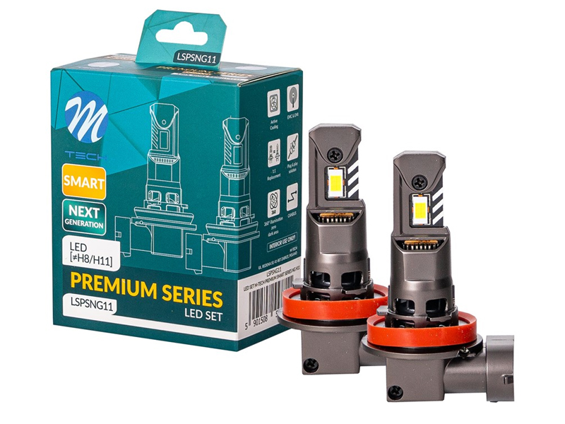 KIT DE 2 AMPOULES LED H11 PREMIUM SMART SERIES NG CANBUS 12V