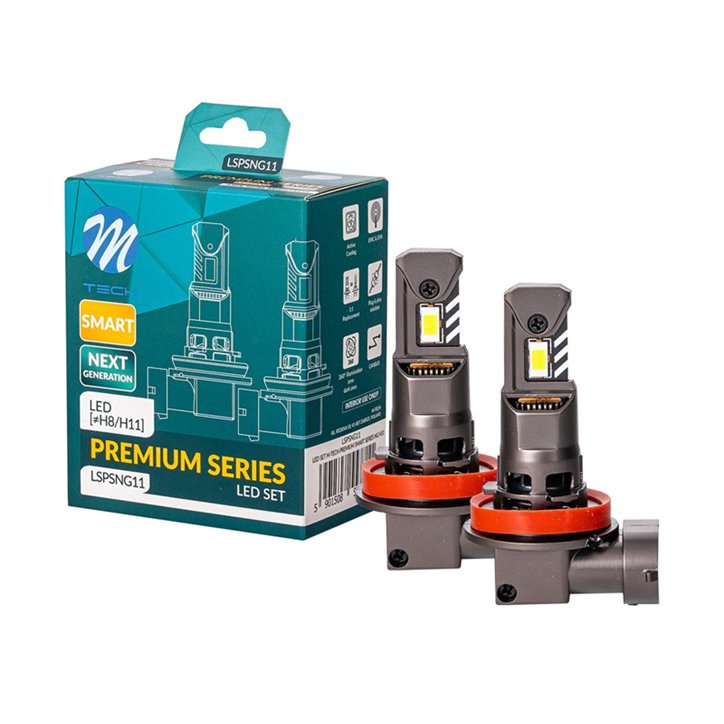 KIT 2 BOMBILLAS LED H11 PREMIUM SMART SERIES NG CANBUS 12V