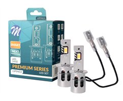 KIT 2 LAMPADAS LED H3 PREMIUM SMART SERIES NG CANBUS 12V