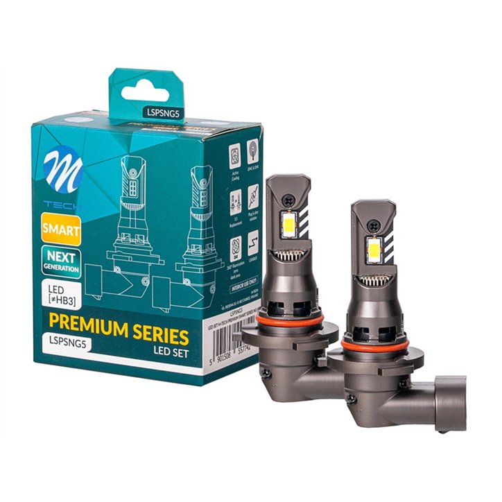KIT 2 BOMBILLAS LED HB3 PREMIUM SMART SERIES NG CANBUS 12V