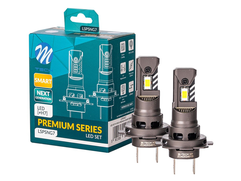 KIT 2 BOMBILLAS LED H7 PREMIUM SMART SERIES NG CANBUS 12V