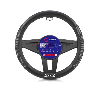 [27.SPC150GR] HOUSSE DE VOLANT NOIRE CONFORT