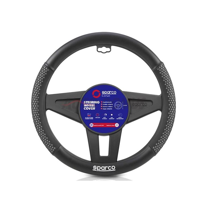 [27.SPC150GR] COBERTURA DE VOLANTE NEGRO COMFORT