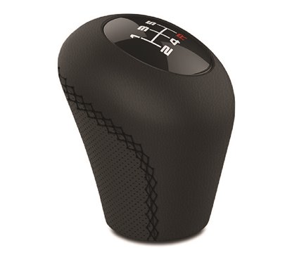 Manete Sport Curta Pele Preto