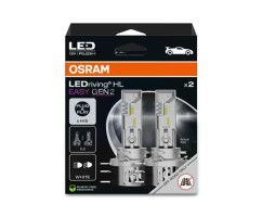 Kit 2 Lâmpadas LED H15 12V 23/4W OSRAM LEDriving HLM EASY2 HB