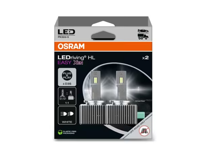 Kit 2 Lampes LED D3S 12V/42W OSRAM LEDriving® HL EASY XEN